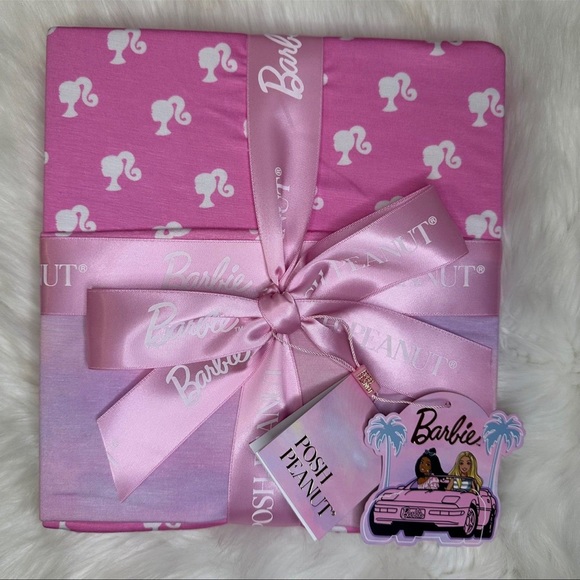 Posh Peanut Posh Barbie Pastel Ombre Patoo blanket new nwt baby girl toddler - Picture 2 of 4